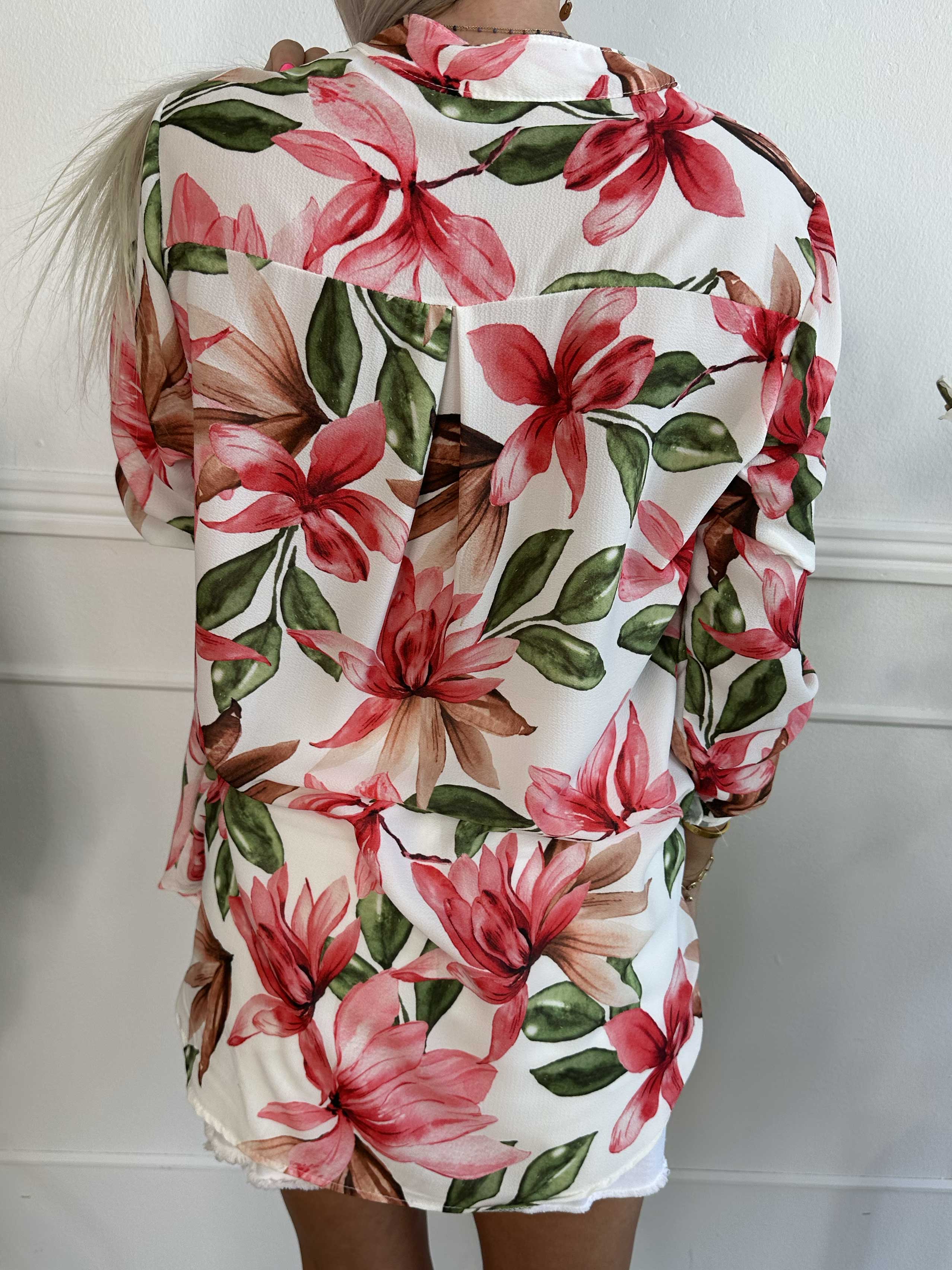 Vanesa Flower - Let og luftig tunika med blomsterprint